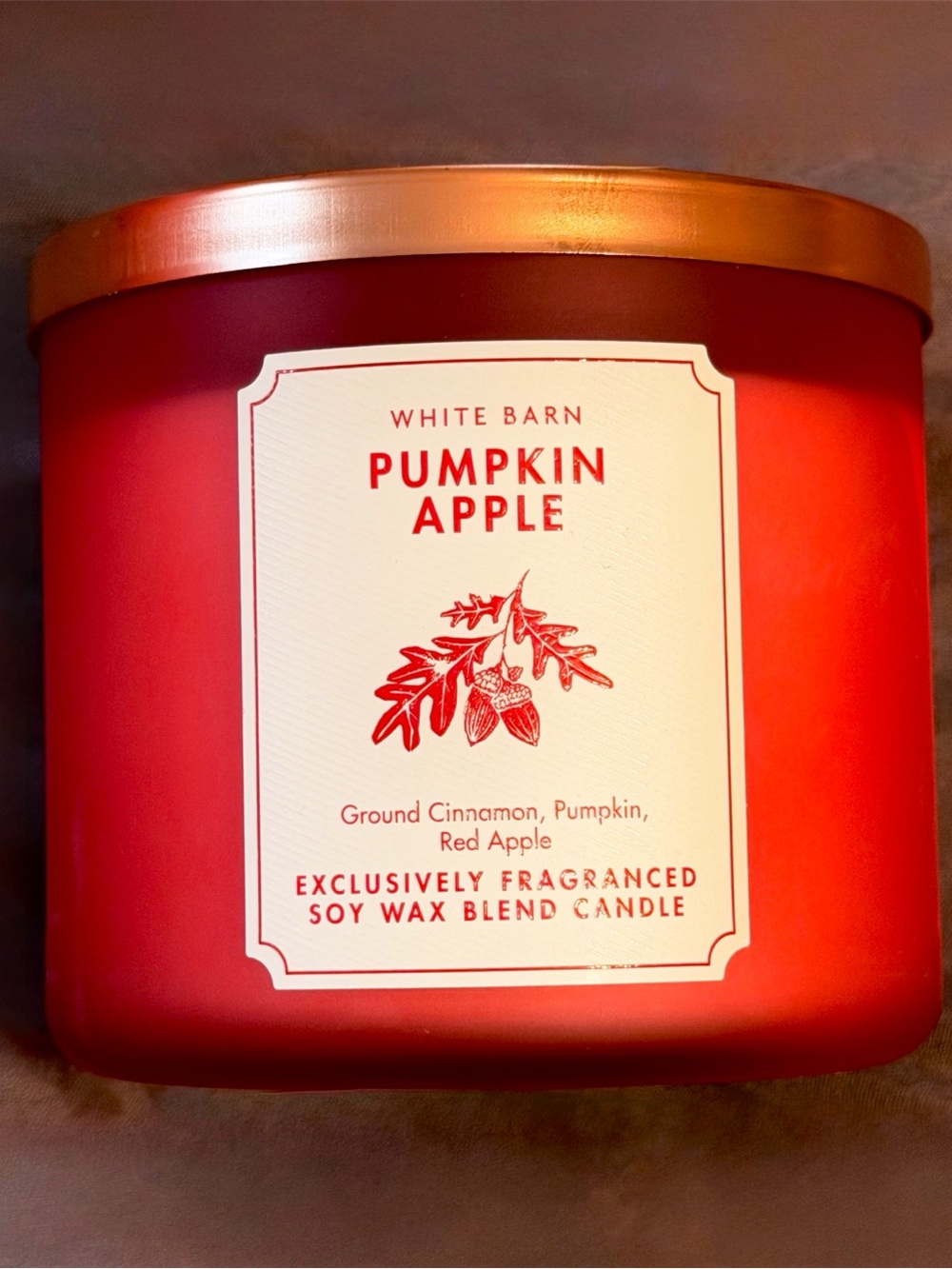 White Barn Pumpkin Apple Scented Candle - Picture 1 of 1